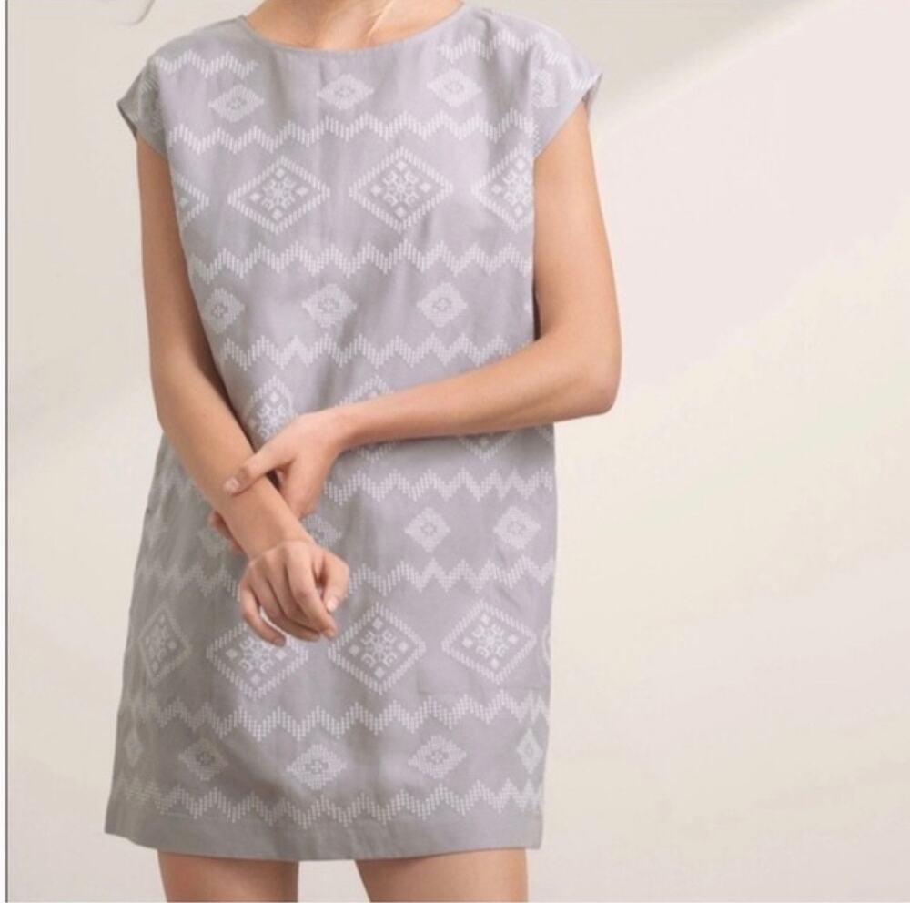 Wilfred Aritzia linen blend top and white Celeste shift dress sz medium M B161
